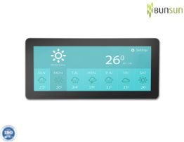 12.3 inch 1920 x 720 TFT LCD Display with Resistive Touch Screen, IPS Technology