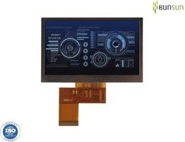 4.3 inch 800x480 resolution IPS TFT Display Wide Viewing Angle