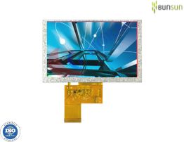 5 inch 800 x 480 Resolution TFT LCD Display with High Brightness 750 Nits